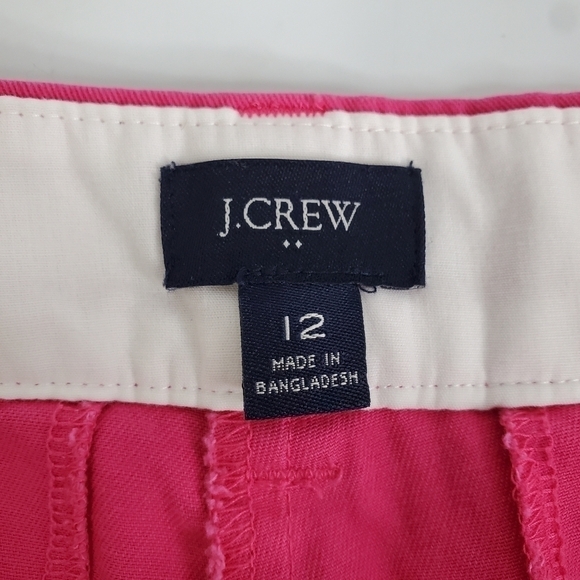 J. Crew Women’s Bright Hot Pink Shorts Size 12 - Picture 4 of 8